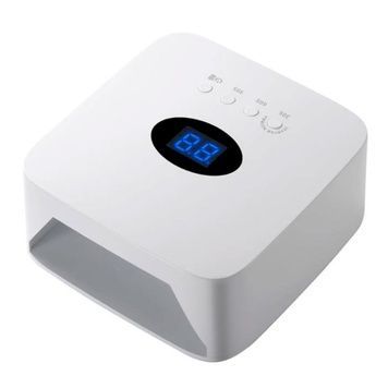Купить УФ LED лампа для маникюра S 50 54 Вт (на аккумуляторе, с дисплеем, таймер 30, 60, 99 сек) , цена 1 155 грн, фото 1