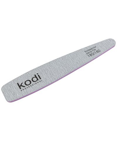 Купить №114 Пилка для ногтей Kodi конусная 180/180 (цвет: серый, размер:178/32/4) , цена 30 грн, фото 1