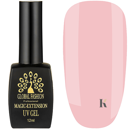 Купити Гель для нарощування Magic-Extension UV Gel Global Fashion, 12 мл №07 рожевий. , ціна 139 грн, фото 1