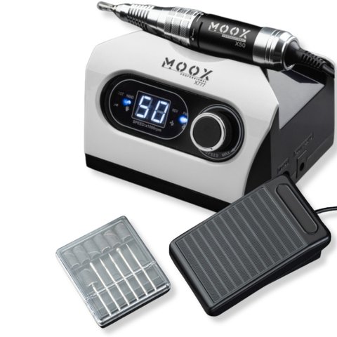 Купити Фрезер Moox X777 50 000 об/хв, 70W для манікюру та педикюру , ціна 1 484 грн, фото 1