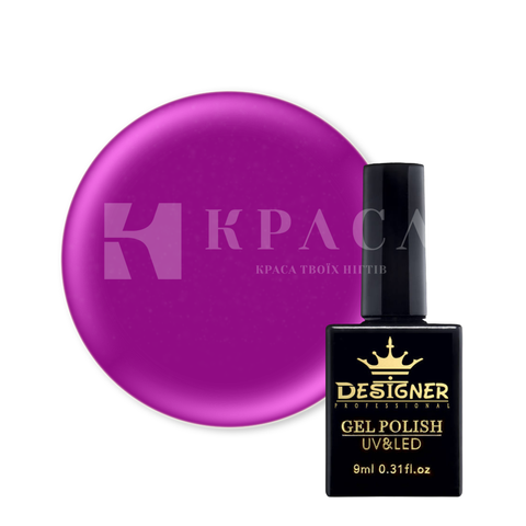 Купити Гель-лак Designer A20 "Світлий пурпур" , ціна 125 грн в магазині Qrasa.ua
