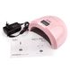 УФ LED лампа для маникюра SUN 1S 48 Вт Pink (с дисплеем, таймер 10, 30, 60 и 99 сек)