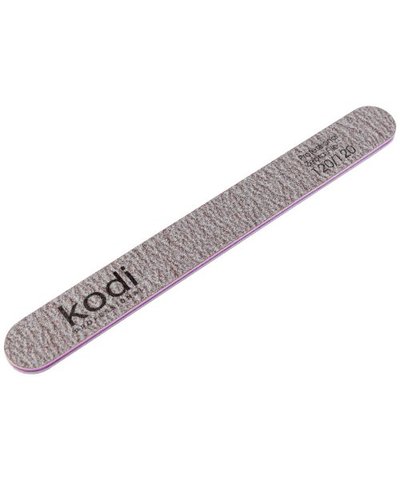 Купить №79 Пилка для ногтей Kodi прямая 120/120 (цвет: коричневый, размер:178/19/4) , цена 25 грн, фото 1