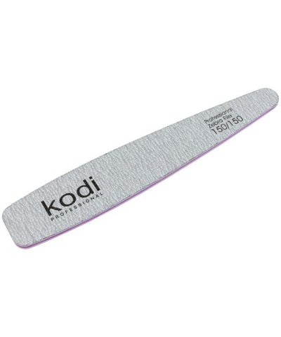 Купити №113 Пилка для нігтів Kodi конічна 150/150 (колір: сірий, розмір:178/32/4) , ціна 30 грн, фото 1