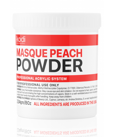 Купити Masque Peach Powder Kodi (Матуюча Акрилова пудра Kodi "Персик") 224 гр. , ціна 979 грн, фото 1