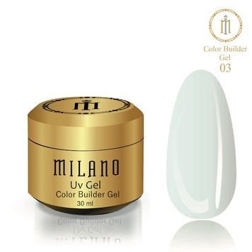 Купить Гель для моделирования Milano Color Builder Gel №3 (30 мл, голубой) , цена 350 грн, фото 1