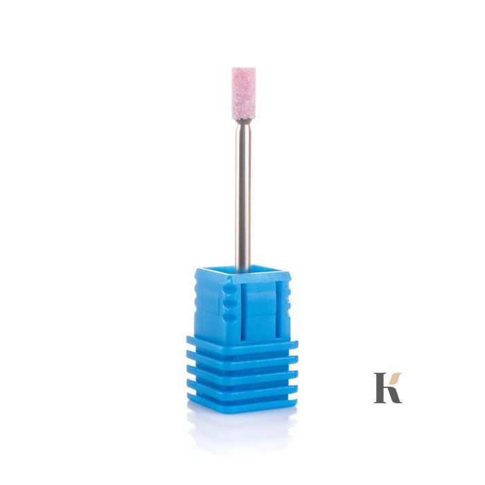 Фреза корундовая "Цилиндр" -  диаметр 3.5 мм, розовая, для кутикулы, для педикюра, Цилиндр, Корундовая, 3.5 мм