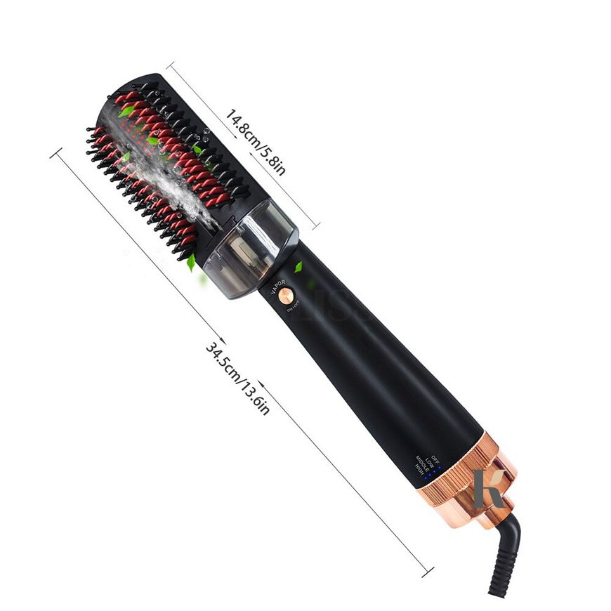 Купити  Фен Браш для вирівнювання Hair Steam Brush Infrared Spray Hot Air Comb 3в1 , ціна 799 грн, фото 3