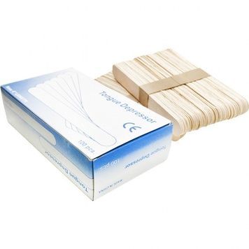 Купити Дерев'яний шпатель для депіляції 100 шт , ціна 70 грн, фото 1