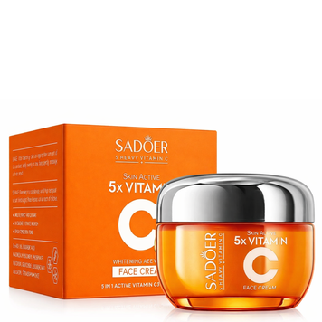 Крем для обличчя з вітаміном С SADOER 5X, 50 г