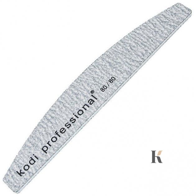 Купити Професійна пилка для нігтів Kodi Professional 80/80 Half Grey (півколо) , ціна 18 грн, фото 1