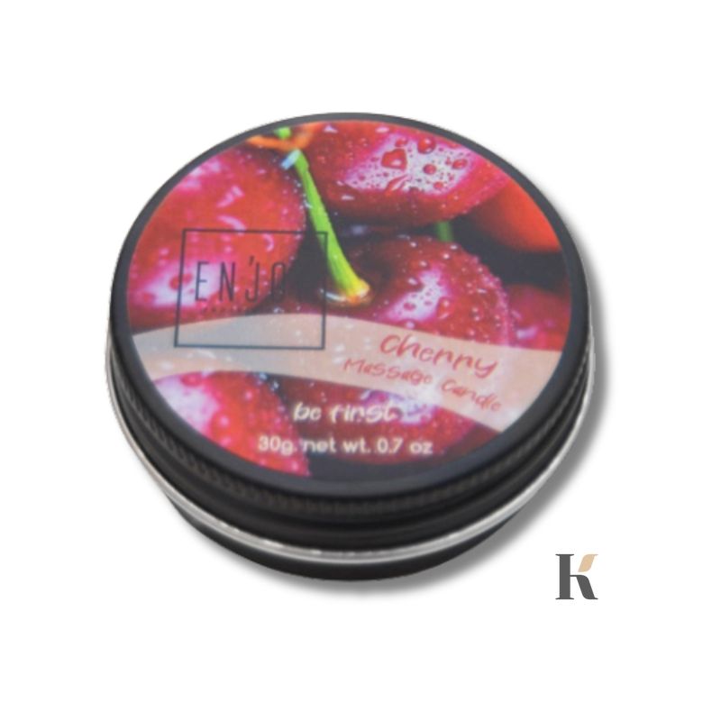 Купити Ароматична парфумована свічка для масажу ENJOY PROFESSIONAL Вишня , ціна 90 грн, фото 1