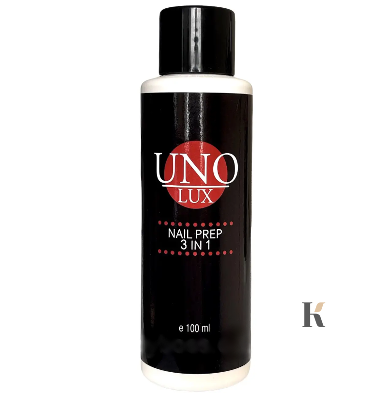 Купить Жидкость UNO LUX Nail Prep 3in1 – для обезжиривания, снятия липкого слоя, очищение кистей  , цена 64 грн, фото 1