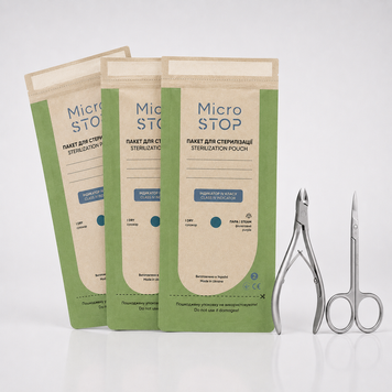 Купити Крафт-пакети MicroSTOP ECO 100&times;200 мм з індикатором, 100 шт , ціна 180 грн, фото 1