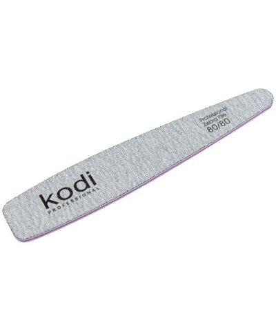 Купити №110 Пилка для нігтів Kodi конічна 80/80 (колір: сірий, розмір:178/32/4) , ціна 30 грн, фото 1