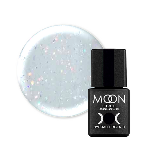 Гель-лак Moon Full Opal №507 (полупрозрачный с золотистым шиммером), Opal, 8 мл, шиммер/микроблеск