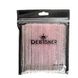 Пластиковые микробраши Designer Нежно-розовые 10 см 100 шт , Розовый