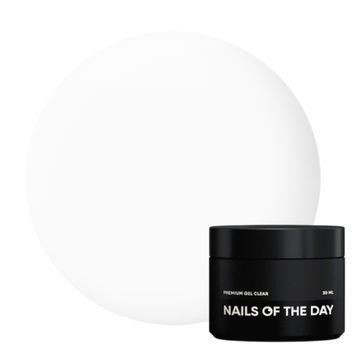 Купити Гель для нарощування моделюючий NAILSOFTHEDAY Premium Gel Clear (30 мл, прозорий) , ціна 445 грн, фото 1
