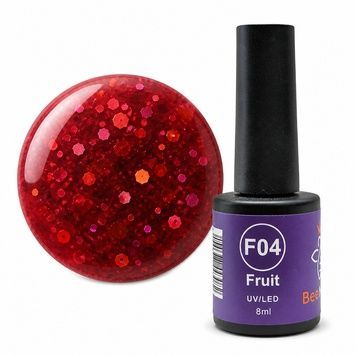 Гель-лак Bee Nails Fruit F04, 8мл, Fruit, 8 мл, Котяче око