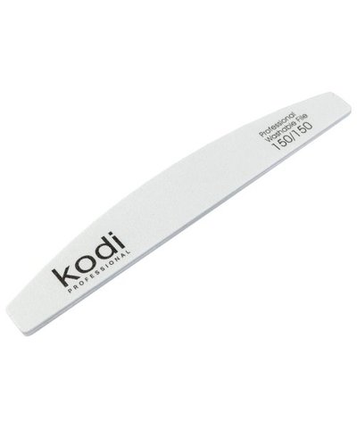 Купить №11 Пилка для ногтей Kodi "Полумесяц" 150/150 (цвет: белый, размер:178/28/4) , цена 48 грн, фото 1