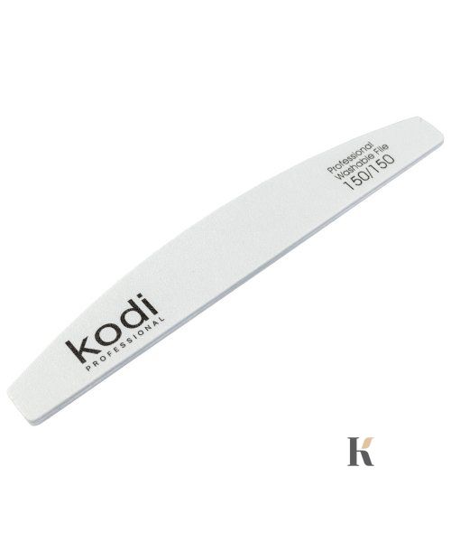 Купити №11 Пилка для нігтів Kodi "Півмісяць" 150/150 (колір: білий, розмір:178/28/4) , ціна 48 грн, фото 1
