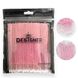 Пластиковые микробраши Designer розовые 10 см 100 шт, Розовый