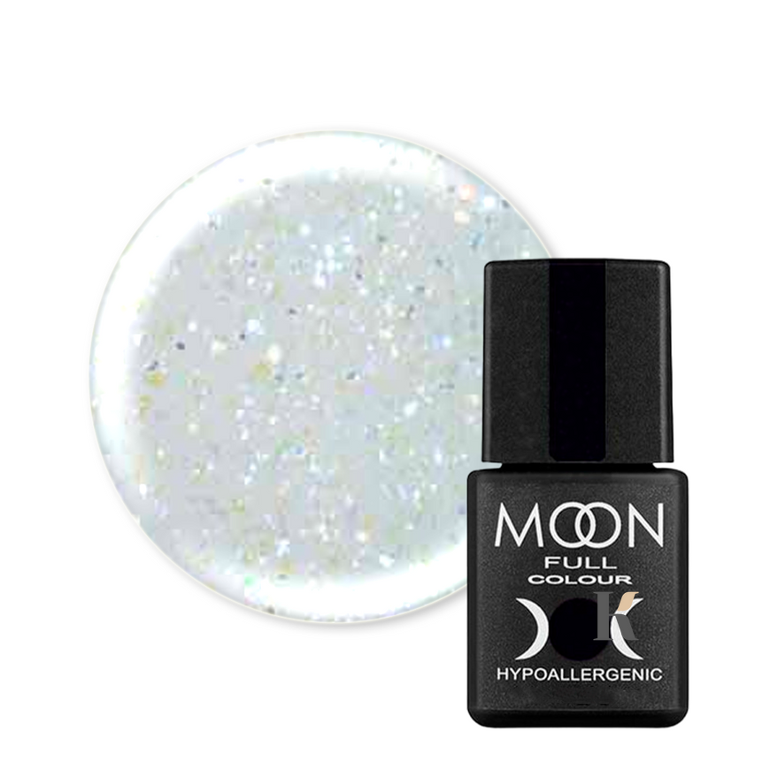 Гель-лак Moon Full Opal №508 (напівпрозорий із різнокольоровим шиммером), Opal, 8 мл, Шимер/мікроблиск