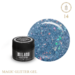 Купити Гель з глiттером  Milano   Magic 14 , ціна 110 грн, фото 1