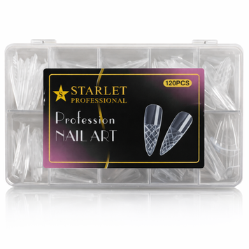 Купити Верхні форми фігурні 120шт Starlet profession - Мигдаль , ціна 120 грн, фото 1