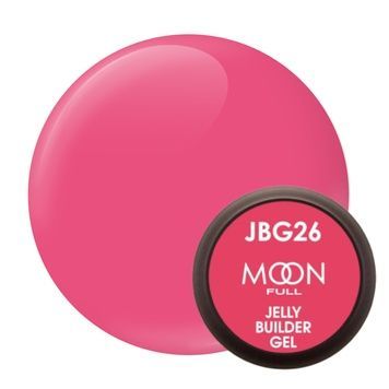 Купити Гель-желе для нарощування Moon Full Jelly Builder Gel №26 (30 мл, насичений рожевий напівпрозорий) , ціна 330 грн, фото 1