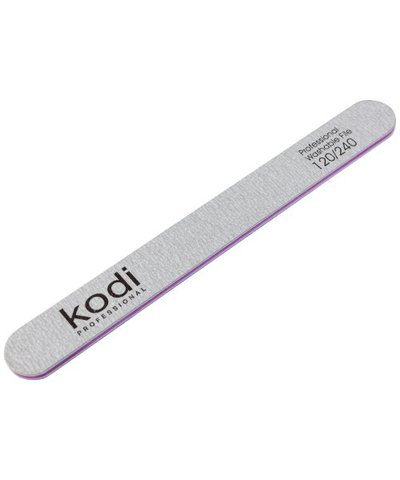 Купить №109 Пилка для ногтей Kodi прямая 120/240 (цвет: серый, размер:178/19/4) , цена 32 грн, фото 1