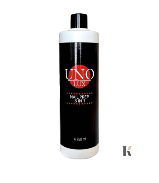 Купити Рідина UNO LUX Nail Prep 3in1 – для знежирення, зняття липкого шару, очищення кистей , ціна 242 грн, фото 1