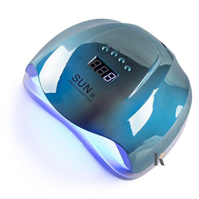 Купити УФ LED лампа для манікюру SUN X MIRROR 54 Вт  (з дисплеєм, таймер 10, 30, 60 і 99 сек) , ціна 495 грн, фото 1
