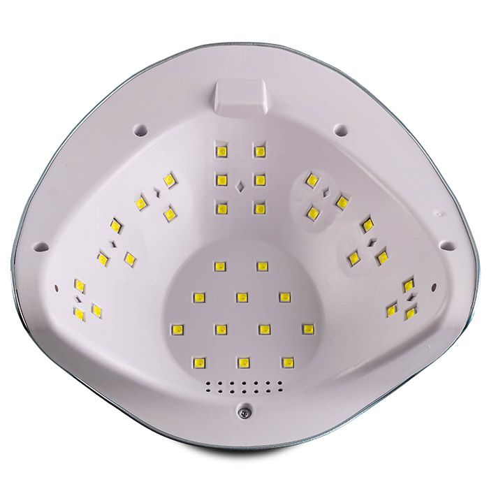 Купити УФ LED лампа для нігтів SUN X MIRROR 54 Вт Блакитна (з дисплеєм, таймер 10, 30, 60 і 99 сек) , ціна 485 грн в магазині Qrasa.ua