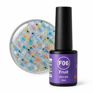 Гель-лак Bee Nails Fruit F06, 8мл, Fruit, 8 мл, Котяче око