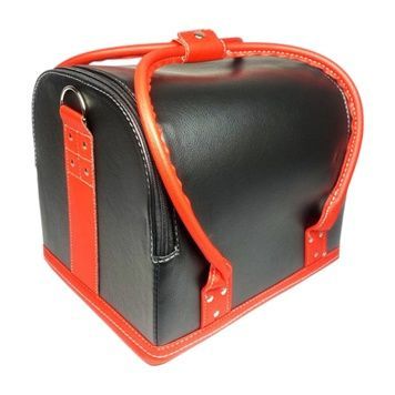 Купити Сумка-кейс ADH-068 (чорний матовий, з червоними ручками) , ціна 1 180 грн, фото 1