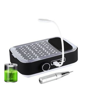 Купити Витяжка на акумуляторі BQ-858-3 PRO 80W + Ручка-Фрезер  НА USB 45000 ОБ./ХВ. + LED Лампа , ціна 1 799 грн, фото 1