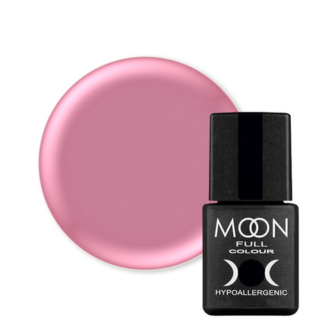 Гель-лак Moon Full Color Classic №199 (пудровий рожевий), Сlassic, 8 мл, Емаль