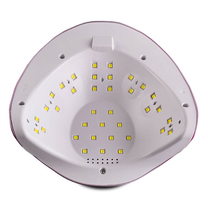 Купити УФ LED лампа для наращивания ногтей SUN X MIRROR 54 Вт Рожева (з дисплеєм, таймер 10, 30, 60 і 99 сек) , ціна 485 грн в магазині Qrasa.ua