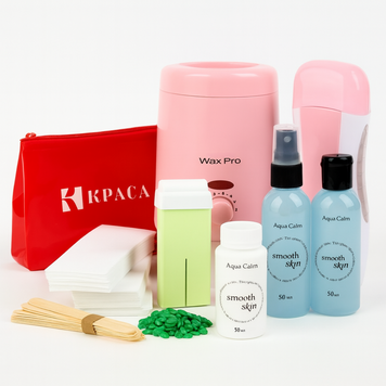 Купити Стартовий набір для депіляції Wax Pro 200 (Large), Pink , ціна 779 грн, фото 1