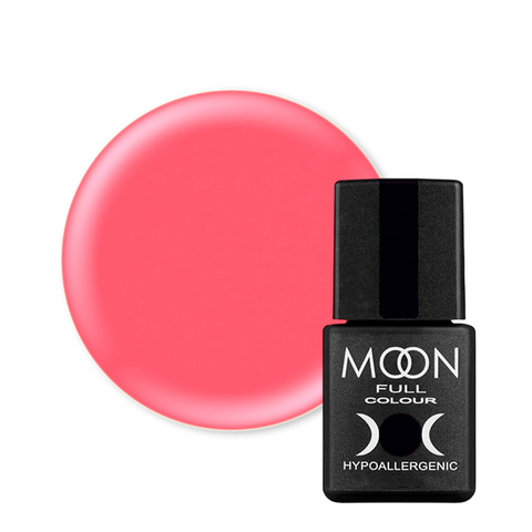 Гель-лак Moon Full Color Classic №114 (лососево-рожевий), Сlassic, 8 мл, Емаль