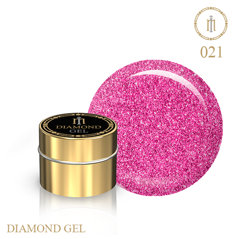 Купити Гель з гліттером Milano Diamond Gel № 21 , ціна 100 грн, фото 1