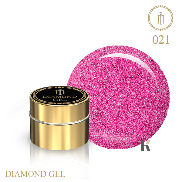 Купить Гель з гліттером Milano Diamond Gel № 21 , цена 100 грн, фото 1