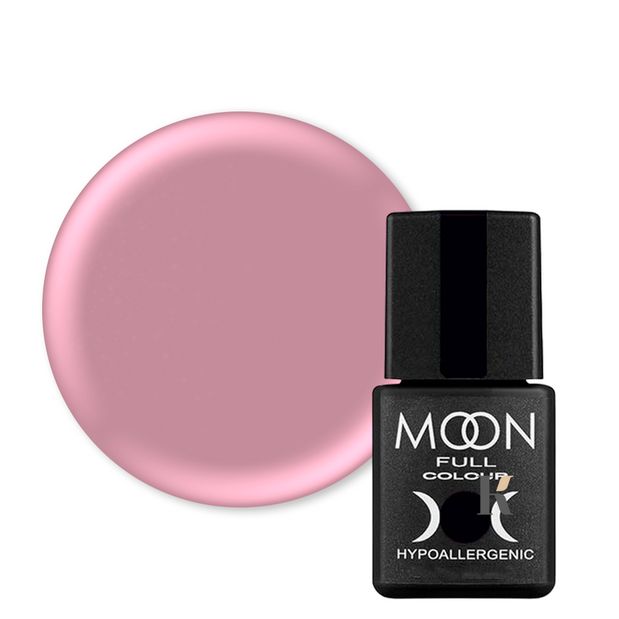 Гель лак Moon Full Air Nude №08 (бежево-рожевий темний	), Air Nude, 8 мл, Емаль