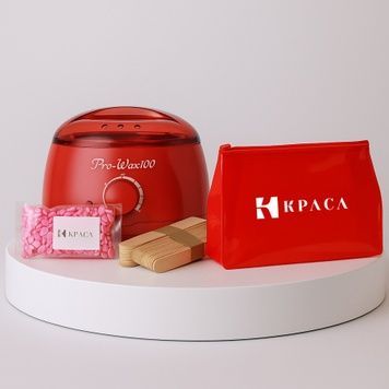 Купить Набор для депиляции воском с воскоплавом Pro-Wax100 (красный) , цена 365 грн, фото 1