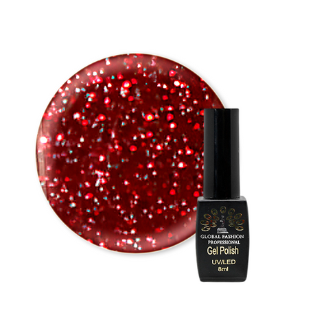 Купить Гель-лак "Disco Shine Spectrum" (светоотражающий), Global Fashion 8 мл №07 , цена 180 грн, фото 1