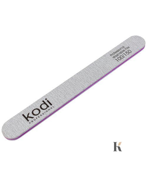Купити №107 Пилка для нігтів Kodi пряма 100/150 (колір: сірий, розмір:178/19/4) , ціна 32 грн, фото 1