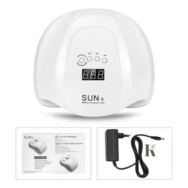 Купити УФ LED лампа для манікюру SUN X Plus 72 Вт (з дисплеєм, таймер 10, 30, 60 та 99 сек) , ціна 550 грн, фото 3