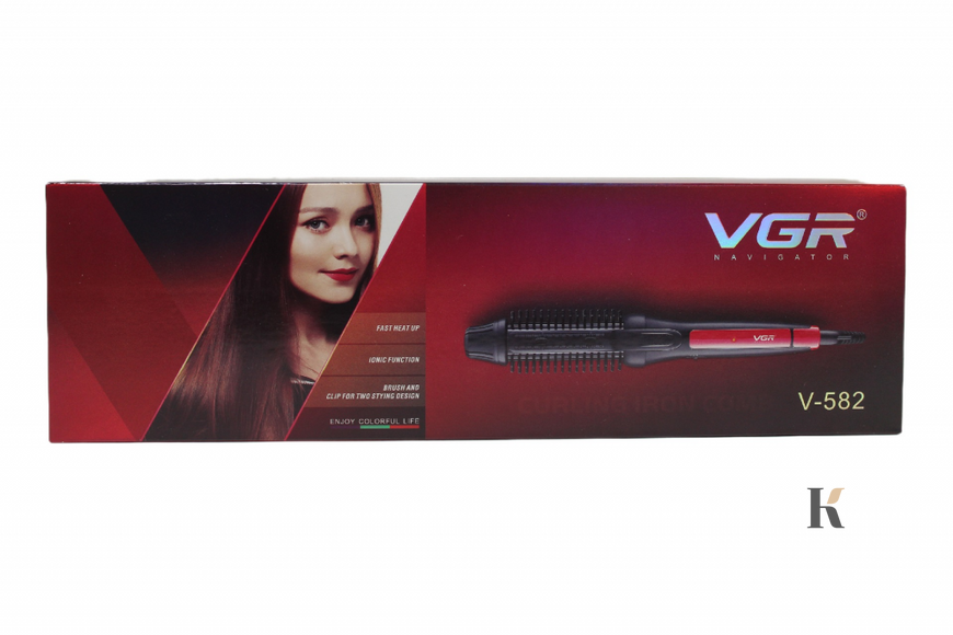 Купить Фен Браш для укладки и завивки волос VGR-582 , цена 890 грн, фото 5