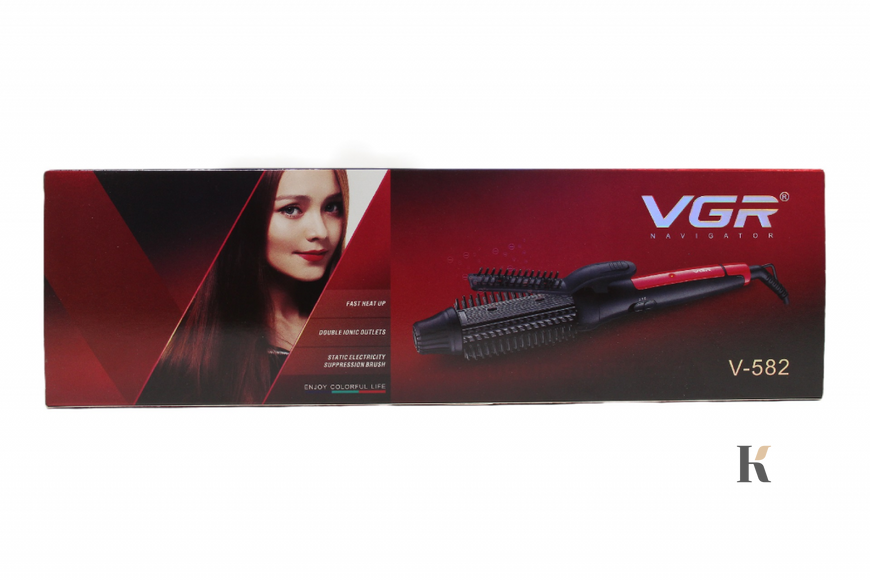Купить Фен Браш для укладки и завивки волос VGR-582 , цена 890 грн, фото 4